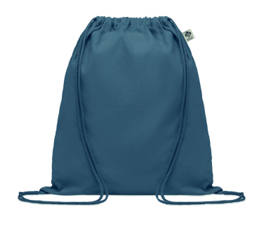 Logo trade promotional giveaways picture of: Organic cotton drawstring bag