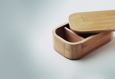Logo trade advertising product photo of: Bamboo lunch box 650ml LADEN