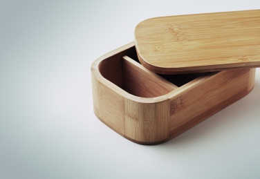 Logo trade advertising product photo of: Bamboo lunch box 1000ml LADEN LARGE