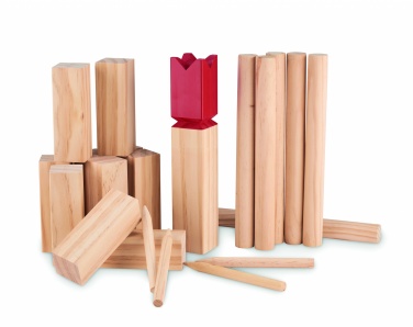 Logo trade promotional gifts picture of: Pinewood outdoor throwing game