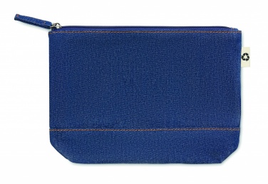 Logotrade promotional gift picture of: Recycled denim cosmetic pouch