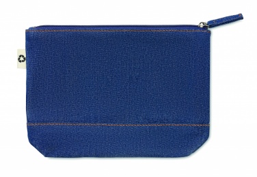 Logotrade advertising product image of: Recycled denim cosmetic pouch