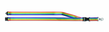 Logotrade business gifts photo of: Rainbow RPET lanyard