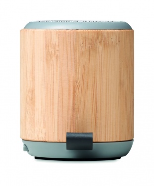 Logo trade advertising products picture of: 5.3 wireless bamboo speaker