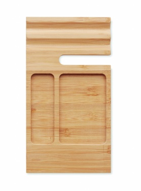 Logotrade business gift image of: Bamboo desk phone stand