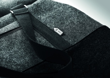 Logo trade advertising product photo of: RPET felt weekend bag