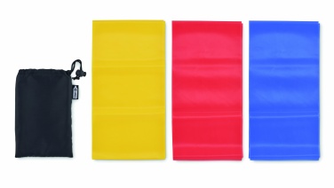 Logo trade promotional giveaway photo of: Set of 3 TPE fitness bands