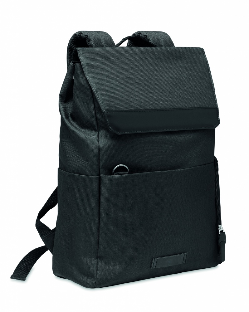 Logotrade promotional giveaway image of: 600D RPET laptop backpack