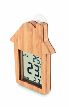 Logotrade advertising products photo of: Bamboo weather station HISA