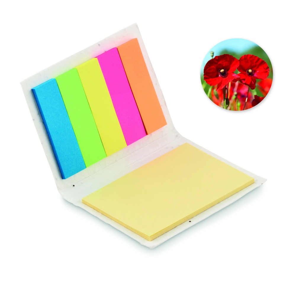 Logotrade promotional products photo of: Seed paper sticky note pad