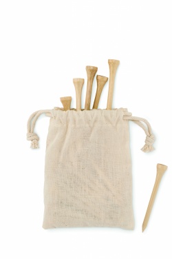 Logotrade corporate gift picture of: 20 bamboo golf tees set