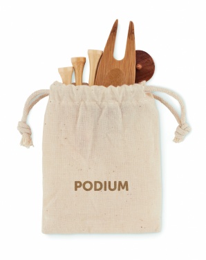 Logotrade promotional gift picture of: Golf accessories set in pouch