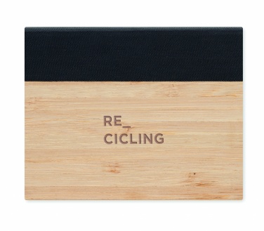 Logo trade promotional merchandise picture of: Bamboo sticky note memo pad