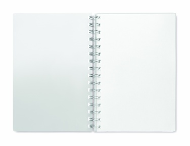 Logo trade advertising product photo of: A5 RPET notebook recycled lined