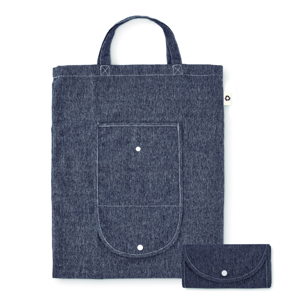 Logo trade promotional gifts picture of: Foldable shopper bag 140 gr/m²