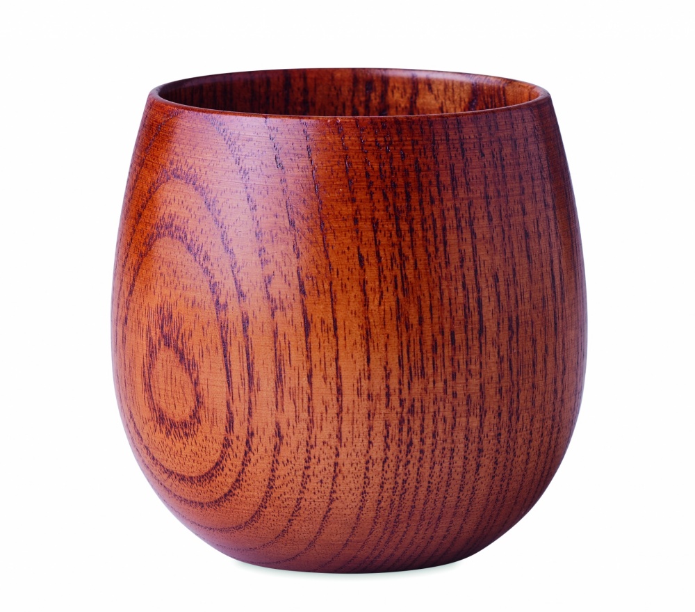 Logo trade promotional item photo of: Oak wooden mug 250 ml
