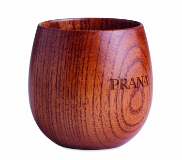 Logo trade promotional items picture of: Oak wooden mug 250 ml