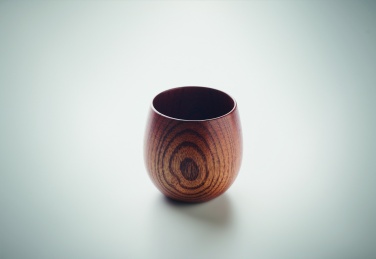 Logo trade promotional item photo of: Oak wooden mug 250 ml