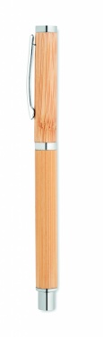 Logotrade promotional giveaway image of: Bamboo gel pen