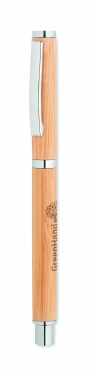 Logotrade promotional merchandise photo of: Bamboo gel pen
