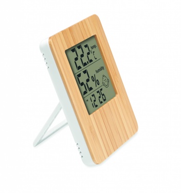 Logotrade corporate gifts photo of: Bamboo weather station