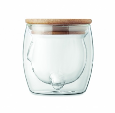 Logo trade advertising products picture of: Double wall borosilicate mug
