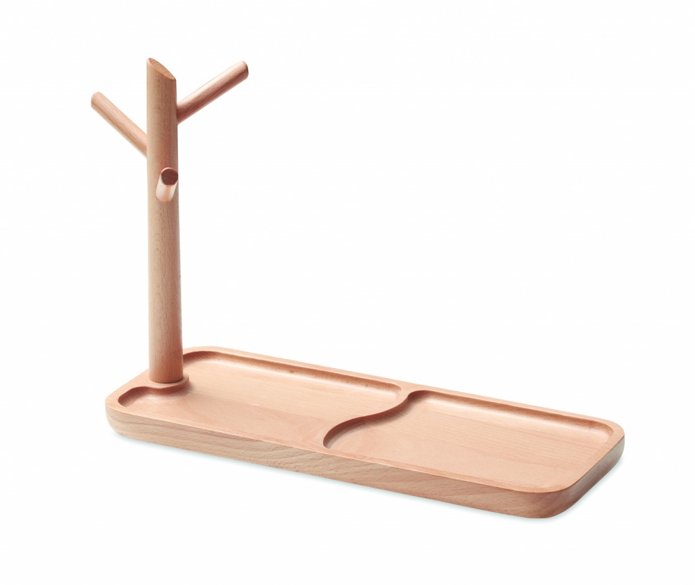 Logo trade promotional giveaway photo of: Wooden organizer tray