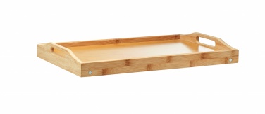 Logo trade promotional gifts image of: Foldable bamboo tray