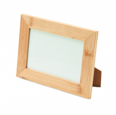Logo trade advertising products image of: Bamboo photo frame