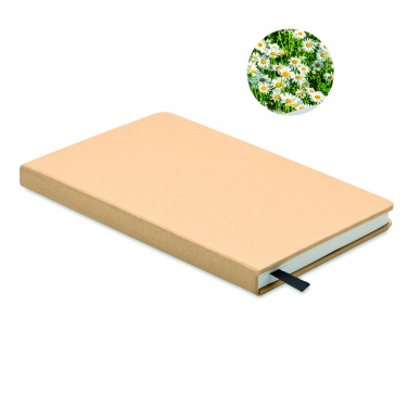 Logo trade promotional giveaways image of: A5 recycled page notebook