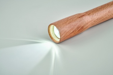 Logo trade advertising products image of: Wooden torch with COB light