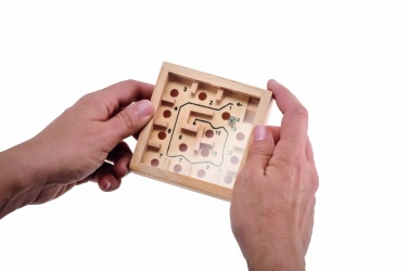 Logotrade advertising product image of: Pine wooden labyrinth game