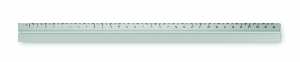 Logotrade promotional merchandise image of: 30cm Ruler in aluminium