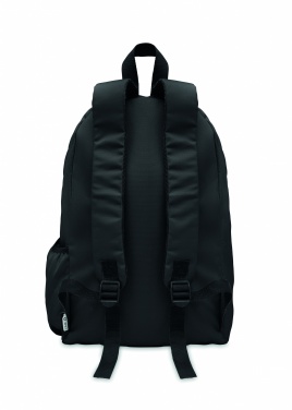 Logo trade promotional giveaway photo of: 600D RPET polyester backpack