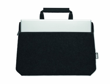 Logotrade advertising products photo of: RPET felt zippered laptop bag