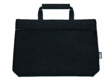 Logotrade corporate gift picture of: RPET felt zippered laptop bag