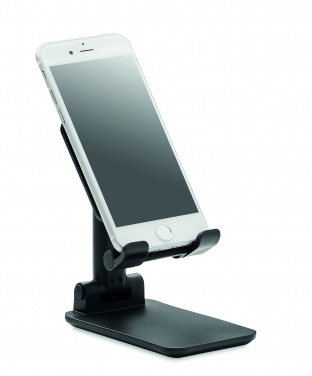 Logo trade business gifts image of: Foldable phone stand in ABS
