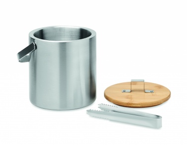 Logo trade promotional giveaways picture of: Double walled 1.2L Ice bucket