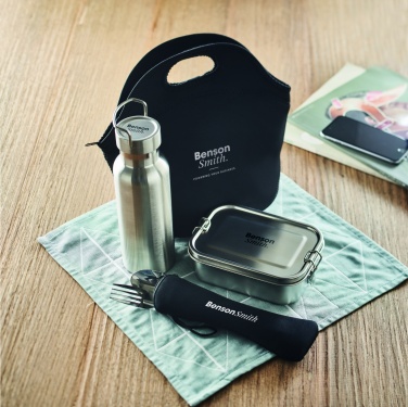 Logotrade promotional merchandise picture of: Lunch set in stainless steel