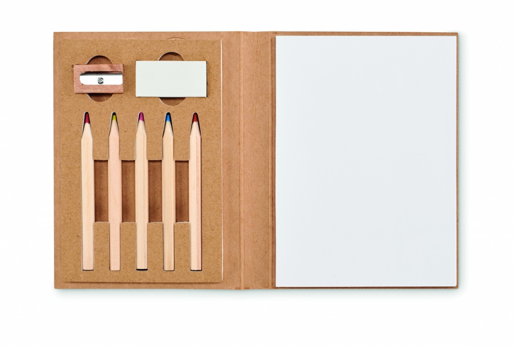 Logo trade promotional products picture of: Kids 60 sheet drawing set
