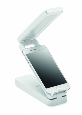 Logo trade business gift photo of: Lamp and wireless charger 10W