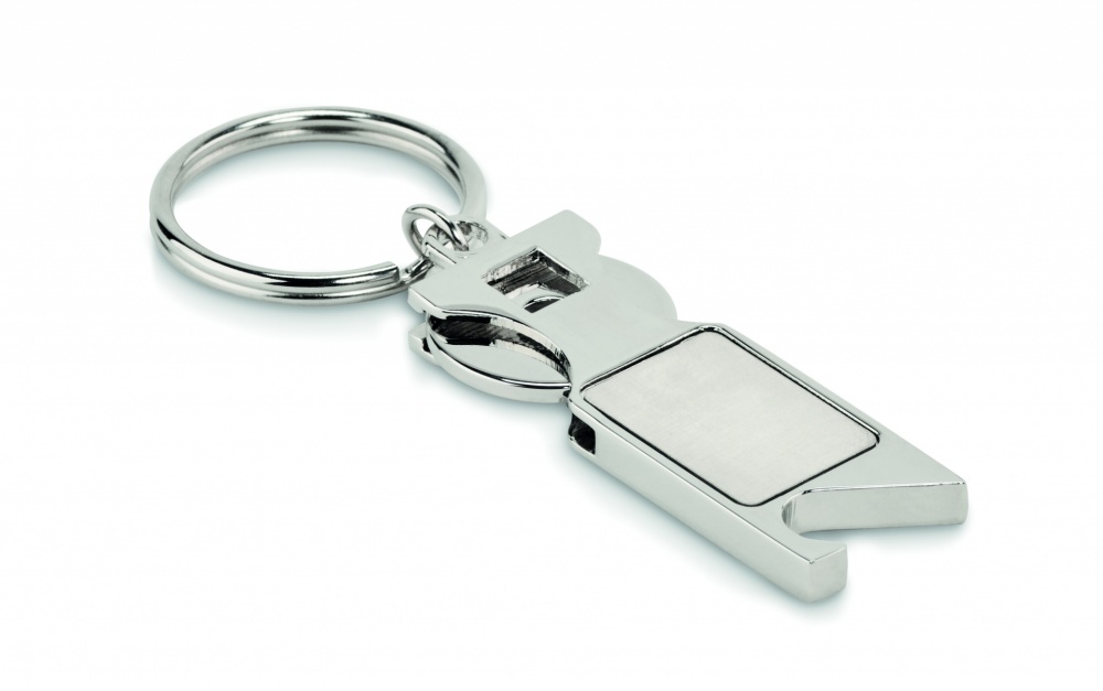 Logotrade promotional items photo of: Euro Token key ring Porvoo