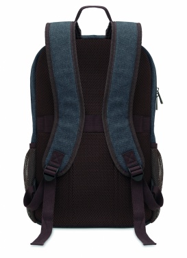 Logo trade promotional merchandise image of: Laptop backpack in canvas