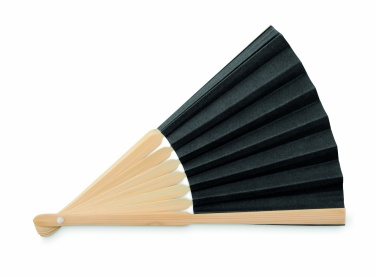 Logo trade business gift photo of: Manual hand fan