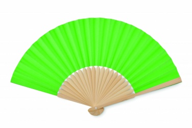 Logo trade promotional giveaway photo of: Manual hand fan
