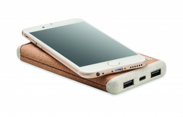 Logo trade business gift photo of: Wireless 10000mAh PowerBank