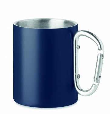 Logo trade promotional gifts picture of: Double wall metal mug 300 ml