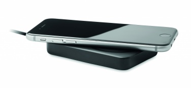 Logo trade promotional giveaway photo of: Magnetic wireless charger 15W powerbank 5000 mAh