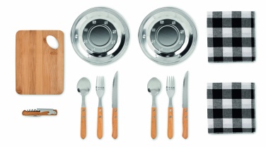 Logotrade advertising product image of: Picnic 2 person set in pouch