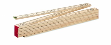 Logotrade promotional item picture of: Carpenter ruler in wood 2m